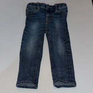 Gap 1969‎ Baby Skinny Jeans Sz 18-24 Months Medium Wash Stretch Adjustable Waist